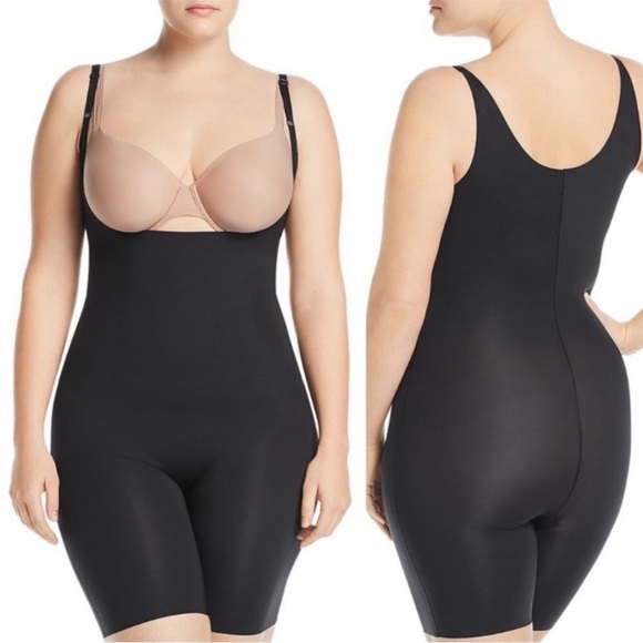 SPANX Thinstincts Open Bust Mid Thigh
Bodysuit size 1X NWT - Picture 2 of 14